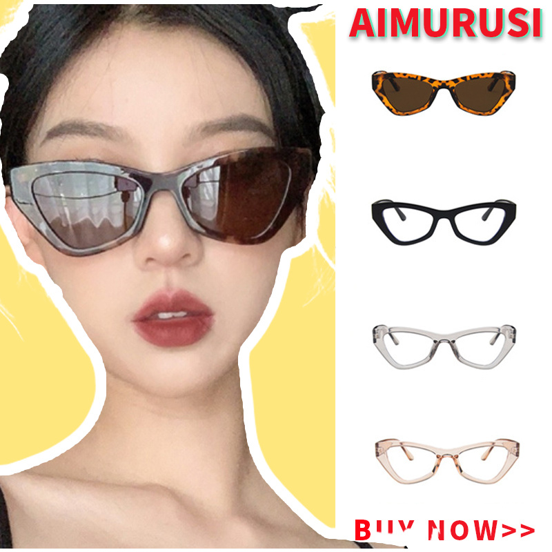 Mắt kính hình mèo cổ điển phong cách phương Tây chống tia cực tím cho nữ/ nam