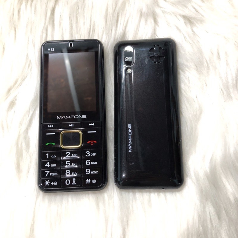 Điện thoại 4 sim maxfone V12 giống N7000 dành cho người già