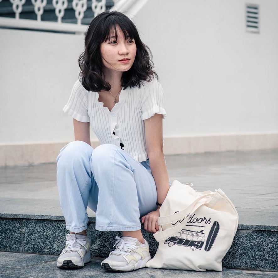Túi Tote Vải Bố - Siêu Rẻ - Thời trang Trẻ - Bảo hành 6 tháng