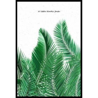 Tranh treo tường lá cây VTC EF008-3 sassy viền đen KT 40 x 60 cm