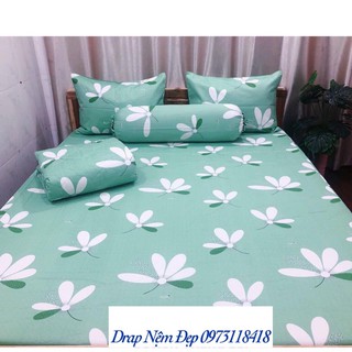 Bộ drap mền thắng lợi 1m6,1m8 x 2m hàng chính hãng in logo trên vải