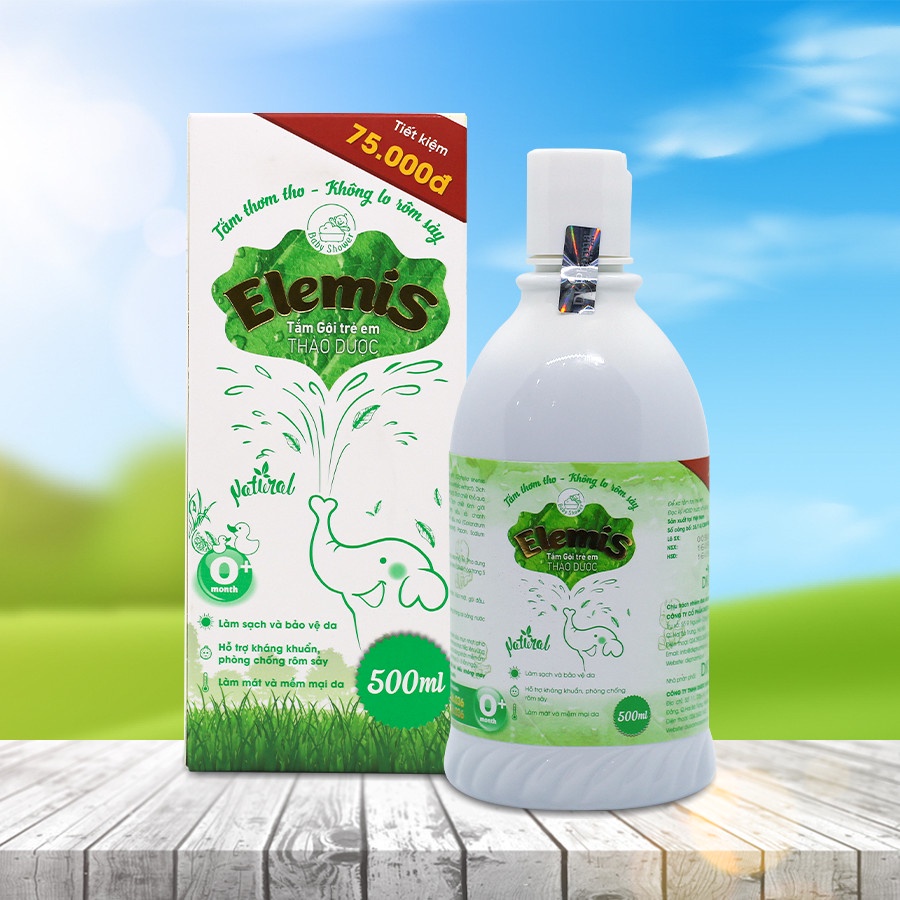 Nước tắm thảo dược Elemis loại 500ml