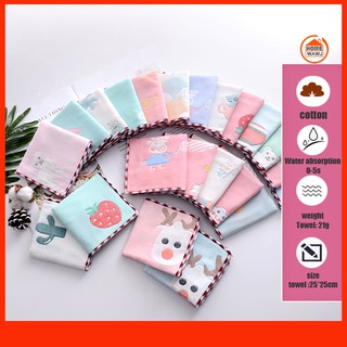 Khăn Lau Mặt Cho Bé Chất Liệu Cotton Mềm Mại Tiện Dụng