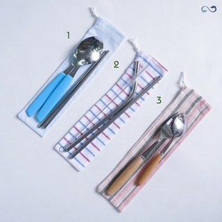 Túi vải đựng ống hút
