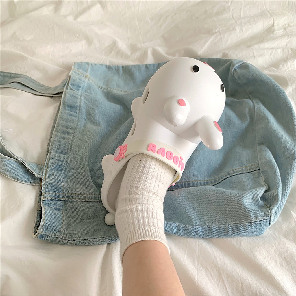 Dép cross tai thỏ siêu cute
