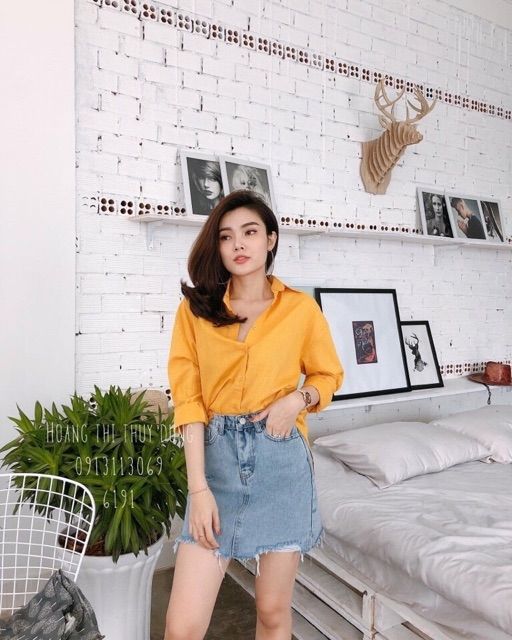 Sơ mi trơn nhiều màu ulzzang