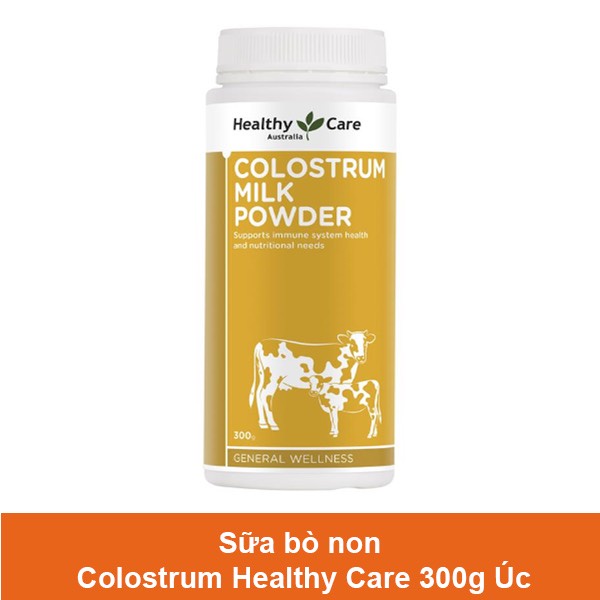 [ Cam kết hàng Úc ] Sữa bò non Healthy Care Colostrum Milk Powder 300g của Úc