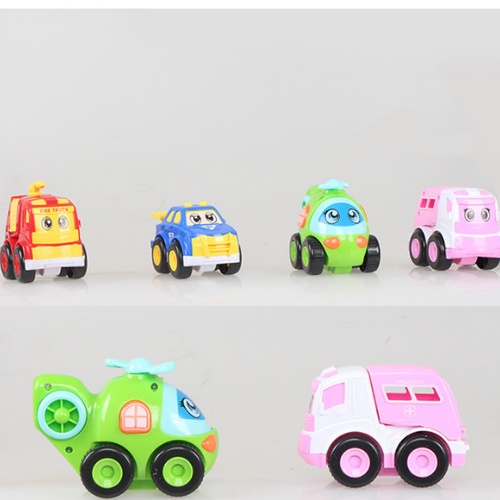 Đồ chơi xe Robocar Poli hero chạy đà, bộ 4 xe cảnh sát, cứu hỏa, trực thăng, cứu thương phù hợp cho bé trai và bé gái