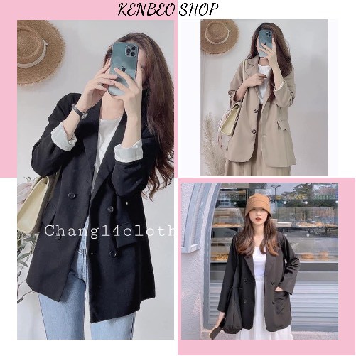 ( Ảnh thật/ Video) áo Blazer nhiều màu Áo vest nữ khoác ngoài vải loại đẹp