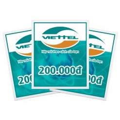 Thẻ Nạp Viettel 200K - Shop C3TEK