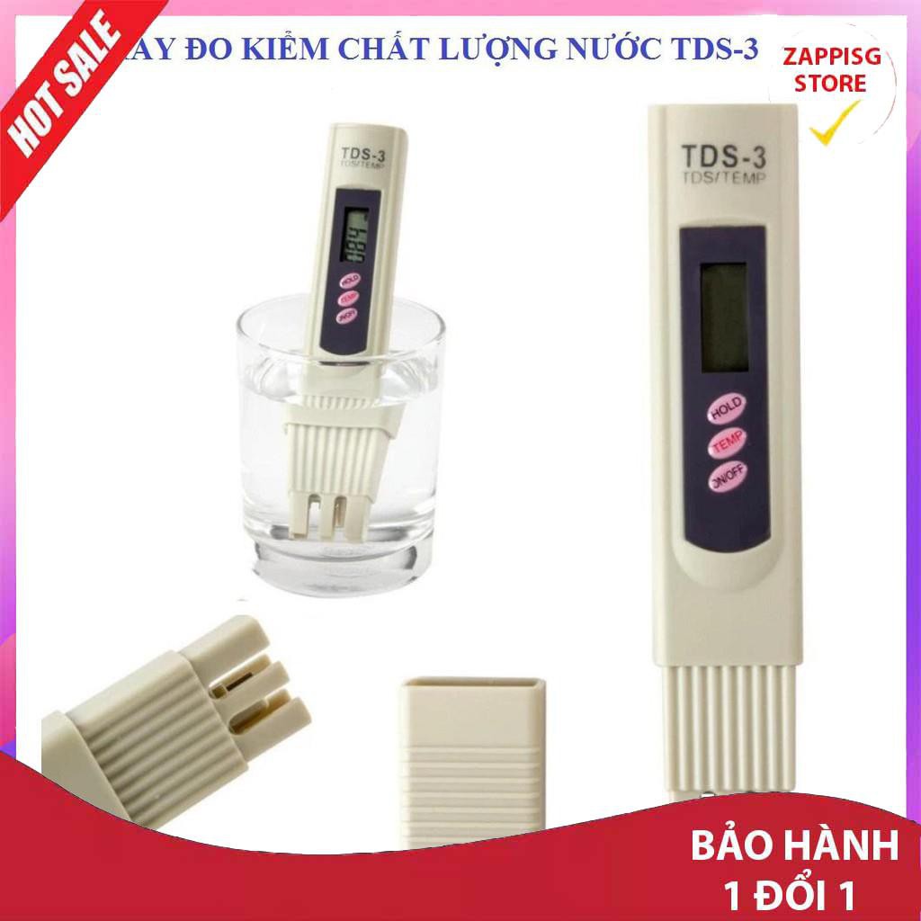 Máy kiểm tra phân tích chất lượng nước,Máy đo kiểm chất lượng nước TDS3, máy đo độ mặn,ph của nước,bảo hành 1 đổi 1