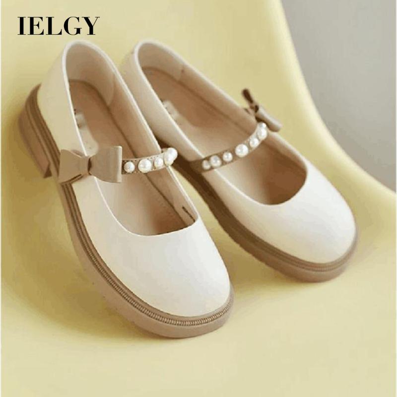 Giày Cao Gót Đính Ngọc Trai Phong Cách lolita Xinh Xắn Cho Nữ