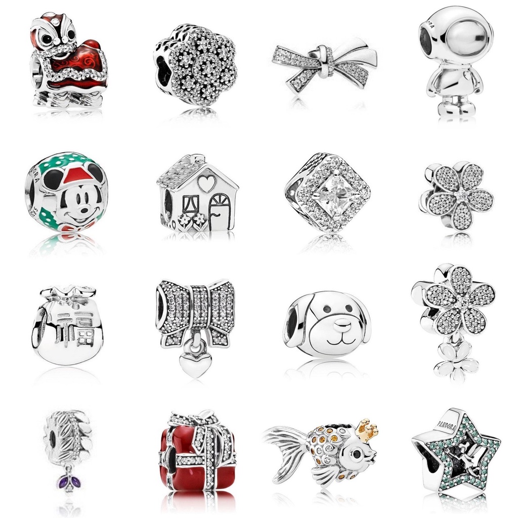 Charm bạc 925 ALE để mix vòng charm PAN theo sở thích, chât liệu chuẩn bạc 925 - Tổng hợp các mẫu charm bạc 08