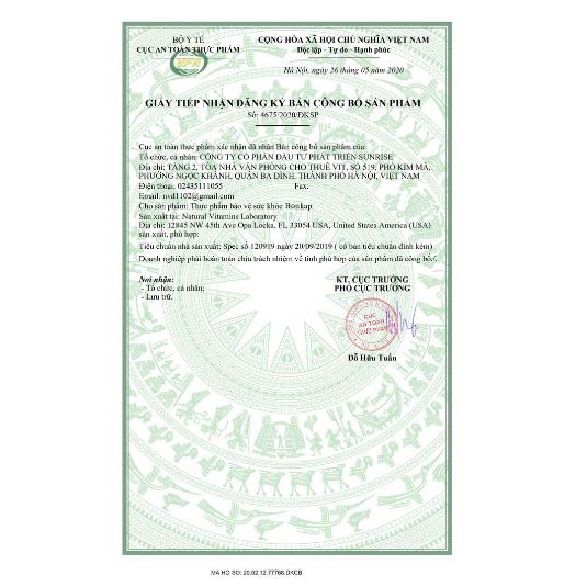 BONKAP Viên uống bổ sung Canxi hữu cơ ( Nhập khẩu Chính Hãng Mỹ)