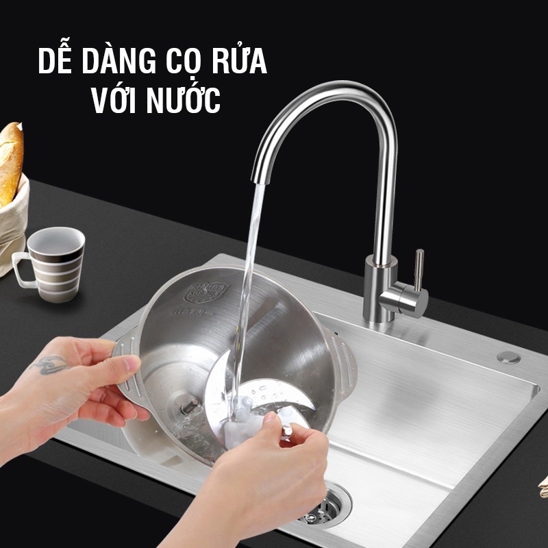 ⭕️ MÁY XAY THỊT ĐA NĂNG INOX 4 LƯỠI SIÊU BỀN✔️
