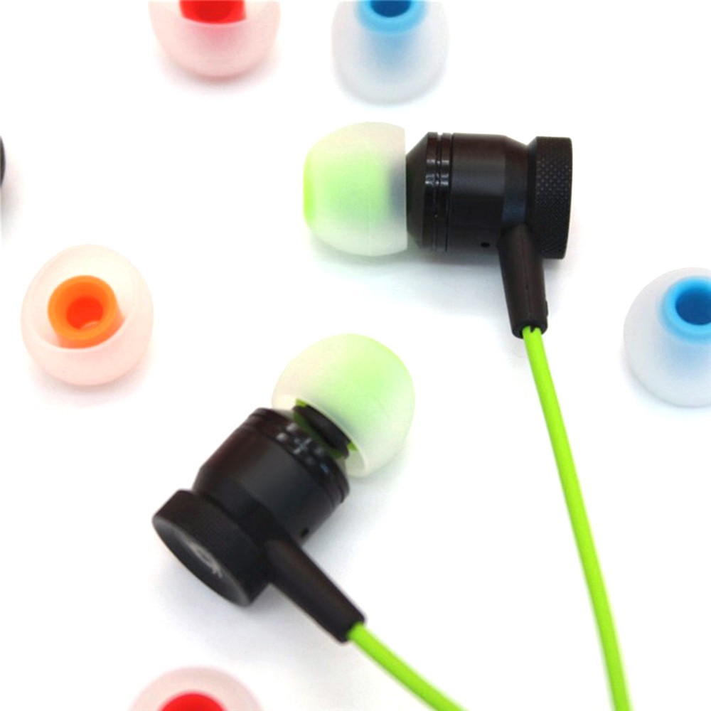 Set 6 cặp nút bọc tai nghe bằng silicon chống trượt nhiều màu