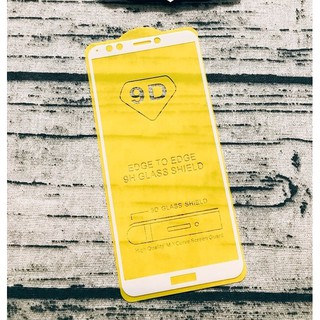 kính cường lực full màn dành cho huawei y7 pro 2018 2 màu đen trắng
