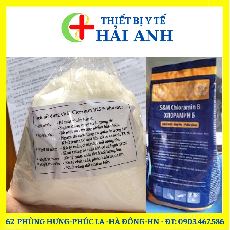 Cloramin B Tiệp Túi 1kg - Sát Khuẩn, Khử Trùng Và Diệt Khuẩn