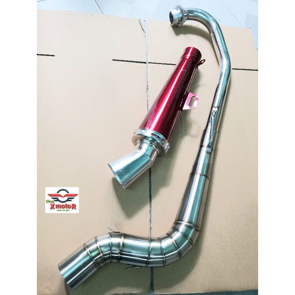 Pô KING DRAG cổ NLK gắn Exciter winer sonic raider satria gsx wave dream sirius jupiter axelo