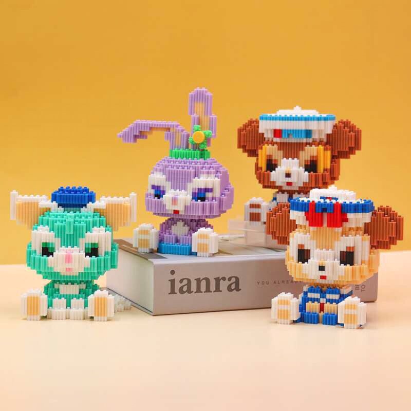 Lego nhân vật hoạt hình MICRO BRICK, khối lắp ráp nhân vật hoạt hình dành cho người lớn và trẻ em