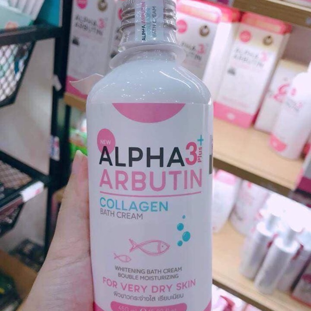 Sữa tắm kích trắng da Alpha Burtin