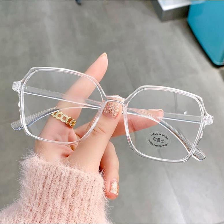 Mắt Kính Gọng Vuông Thời Trang Hàn Quốc Cho Nam Nữ D47