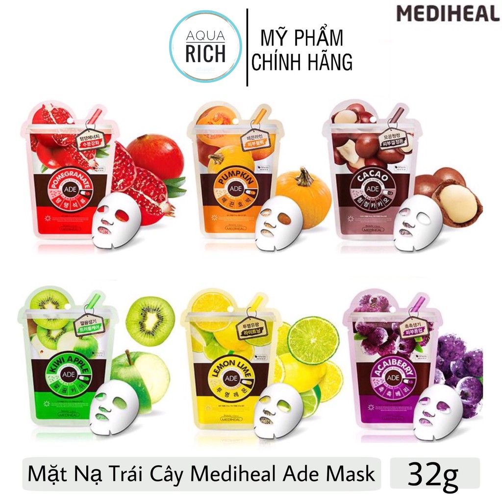 Mặt Nạ Trái Cây Mediheal Ade Mask - Mặt Nạ Giấy Mediheal Alpha 23ml