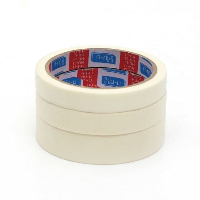 Băng dính giấy 1.5cm, băng keo dán chặn màu loại tốt