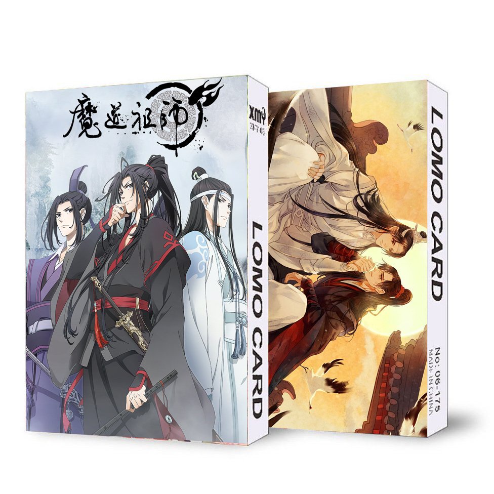 Ảnh lomo IN HÌNH MA ĐẠO TỔ SƯ NGỤY VÔ TIỆN LAM VONG CƠ anime chibi 30 tấm
