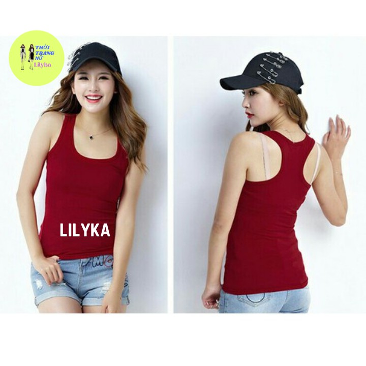 Áo Ba Lỗ Nữ Ôm Body Đẹp Kiểu Dáng Thể Thao Cá Tính Thích Hợp Tập Gym Lilyka  Ab02 | Shopee Việt Nam