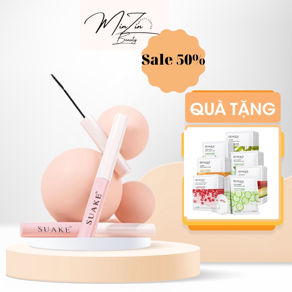 Chuốt mi làm dài và dày mi tự nhiên SUAKE, chống nước, không lem, lâu trôi