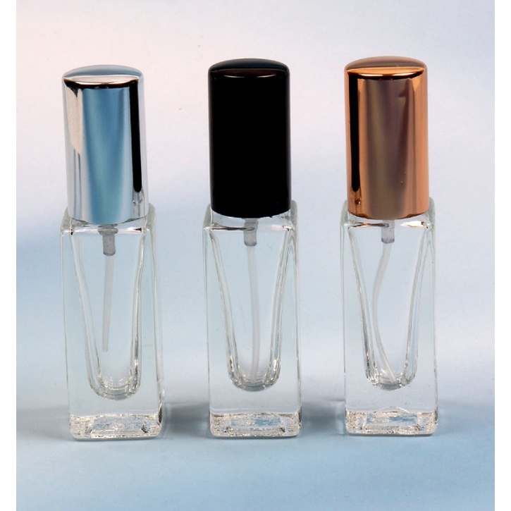Chai/lọ thủy tinh chiết nước hoa Vuông-Tròn 5ml rỗng