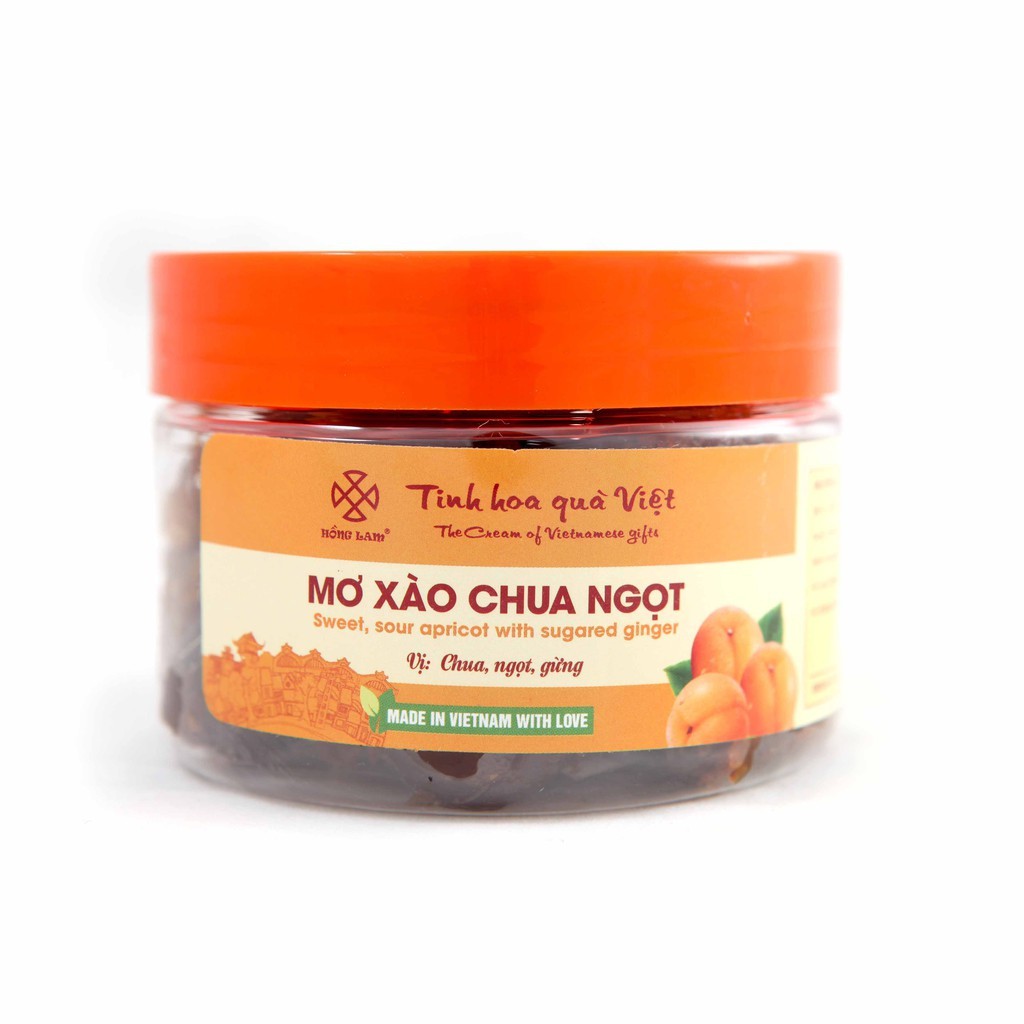 Mơ Xào Chua Ngọt Hồng Lam Hộp 200G