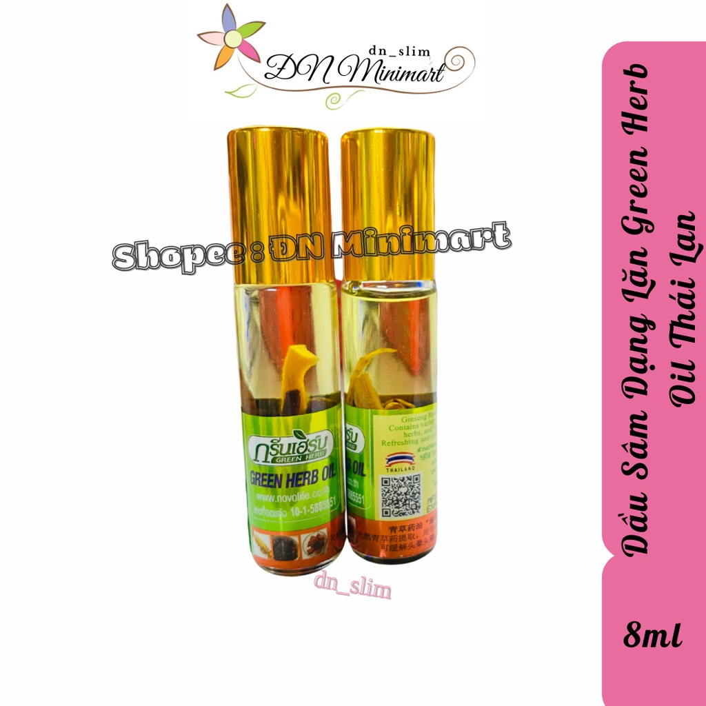 Dầu Sâm Green Herb Oil Thái Lan 8ml