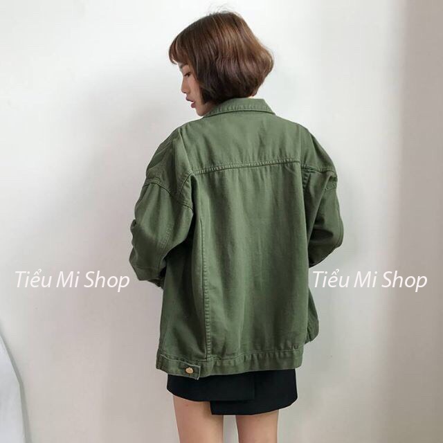 Áo Khoác Kaki Jeans Nhiều Màu Unisex Nam Nữ Chất Cực Đẹp 6 Màu Cơ Bản