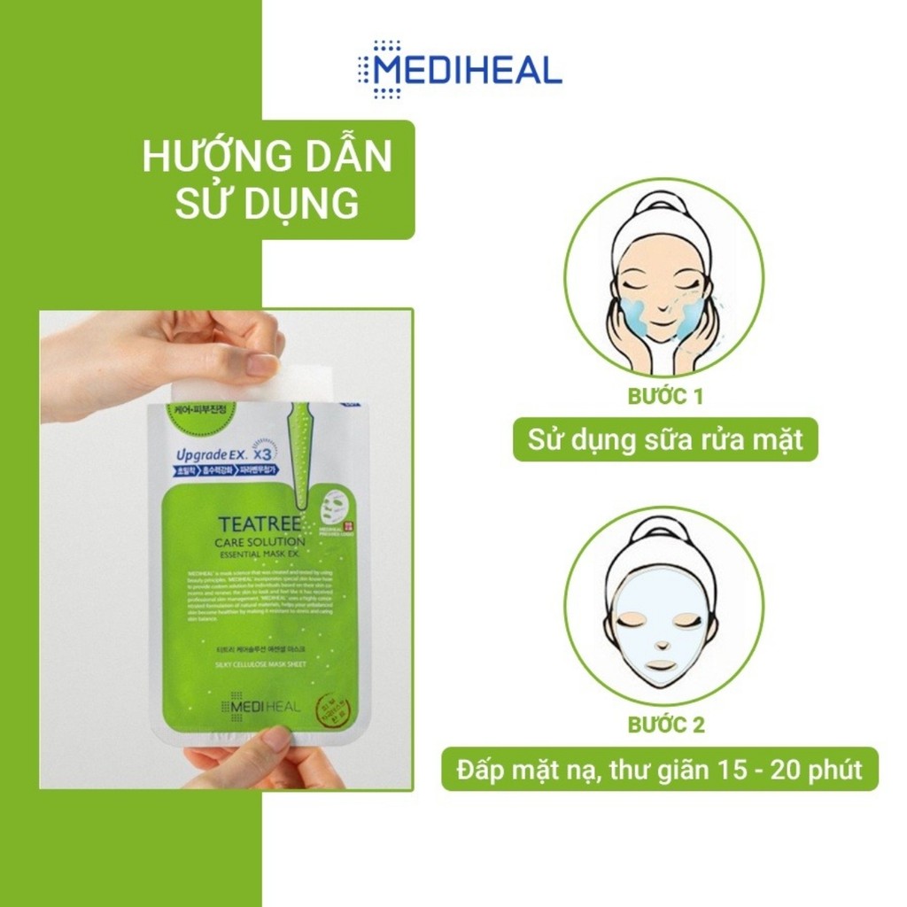 Mặt Nạ Tràm Trà Mediheal Tea Tree Ngăn Ngừa Mụn Mask Giấy 24ml