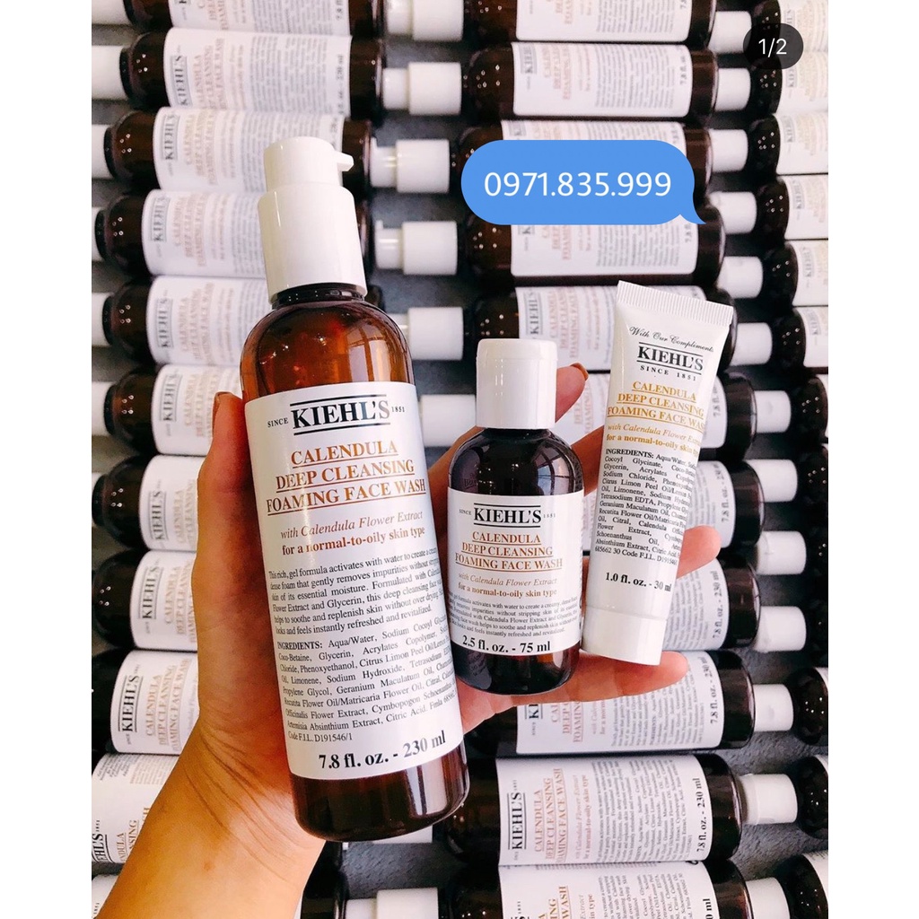 Toner Kiehls, Toner Hoa Cúc Kiehl's 250ml 500ml, Nước cân bằng da hoa cúc hàng chính hãng