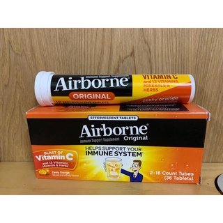 Viên sủi C Airborne Origial Immune Support Vitamin C 1000mg