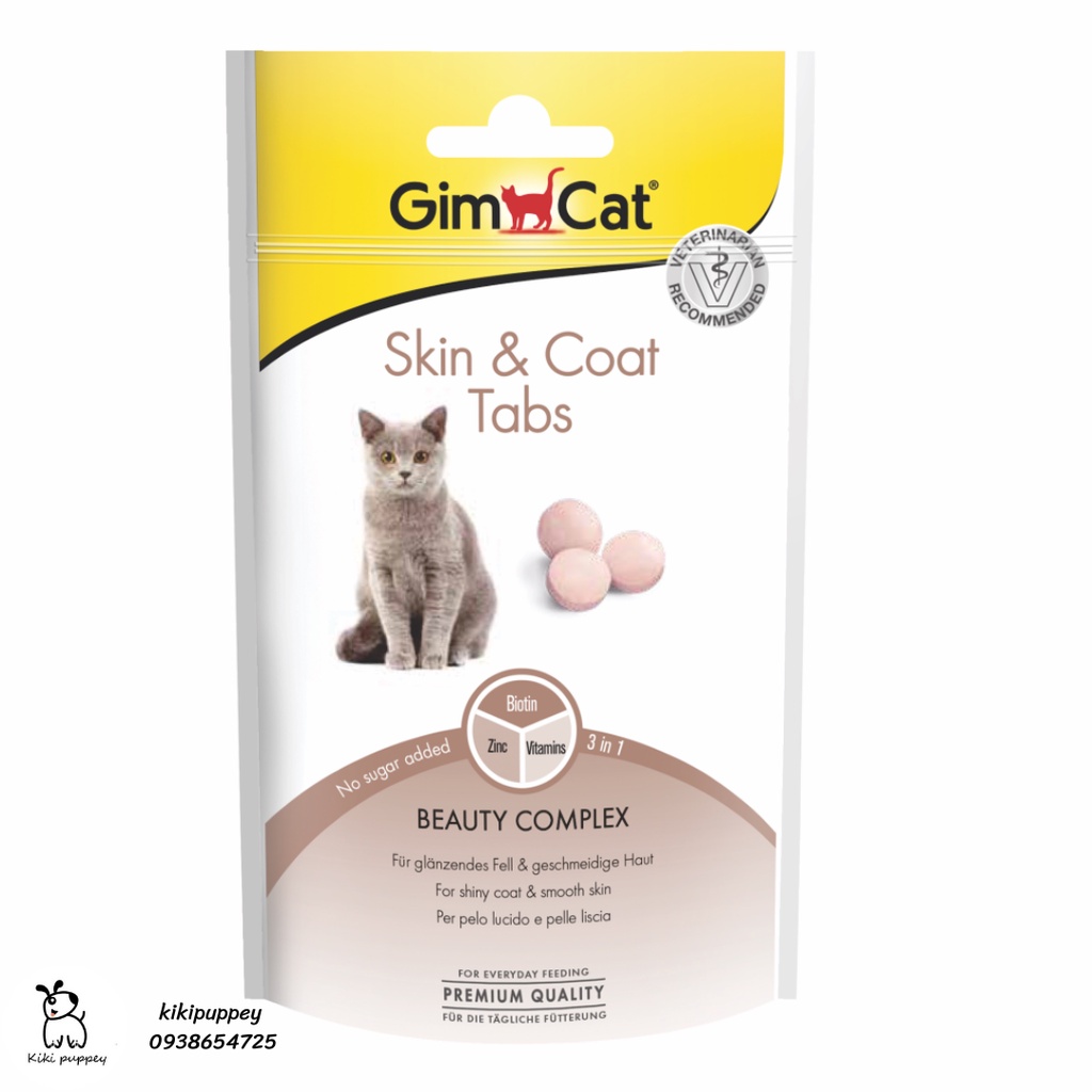 Combo Snack cho mèo con, Gimcat hỗ trợ da lông