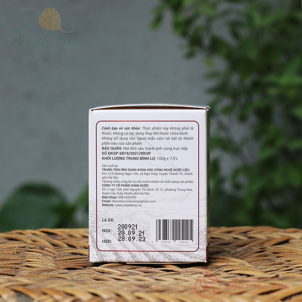 [Chân Dược] Cao Thảo Dược- Sợi Xuân- Cao Hà Thủ Ô Đỏ-Giúp Trẻ Hóa, Đen Tóc, Giảm Gãy Tóc,- Fo-ti/ He Shou Wu [Xanh Suốt]