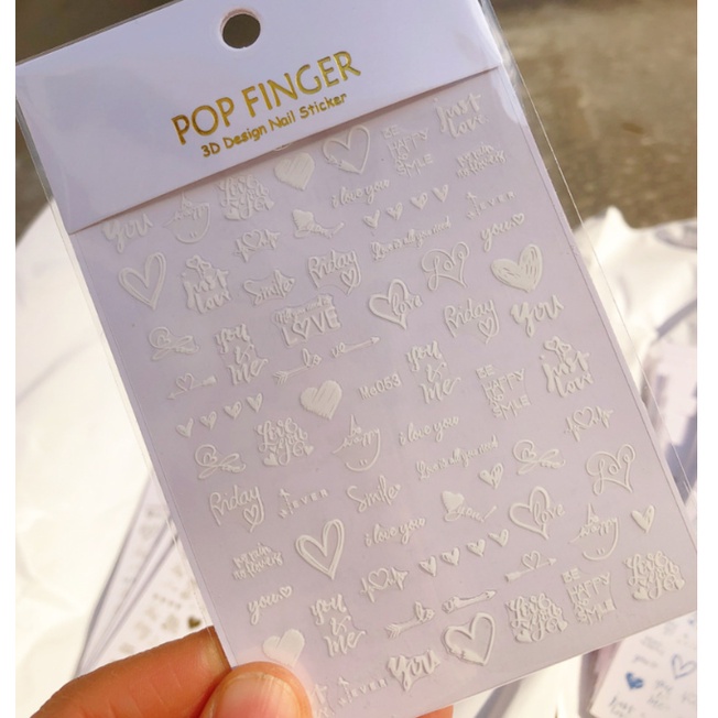 sticker trang trí nail