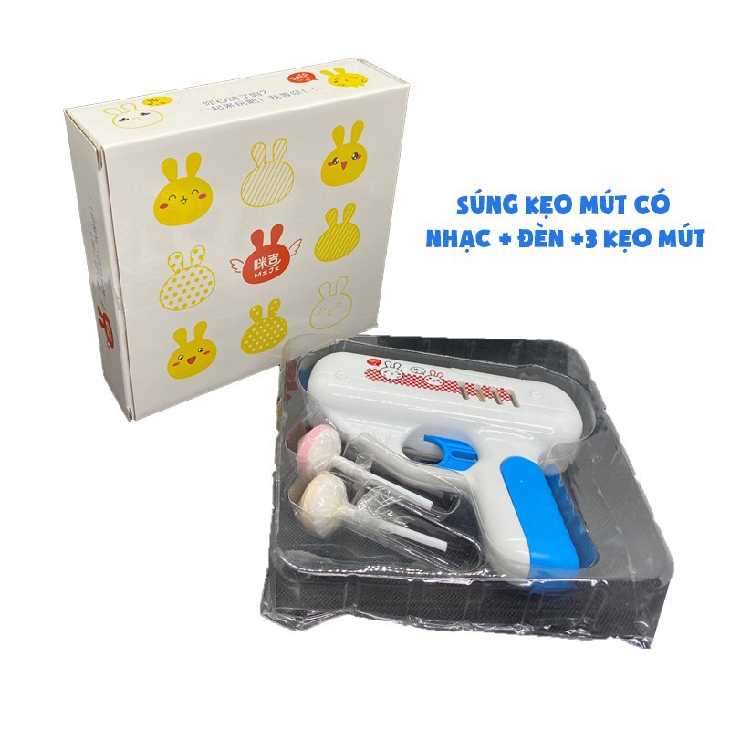 SÚNG BẮN KẸO HOT TRENDS TIKTOK /FULL BOX，Súng Bắn Kẹo Mút Mới Lạ Cho