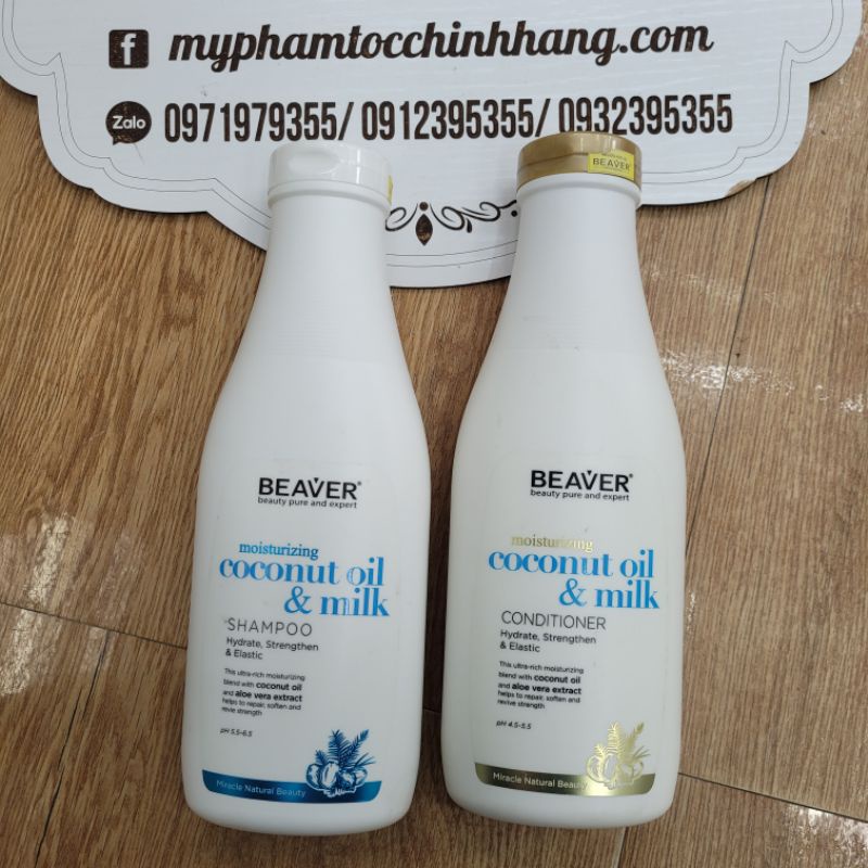 DẦU GỘI XẢ SIÊU DƯỠNG TINH CHẤT DỪA BEAVER COCONUT OIL & MILK 730ML