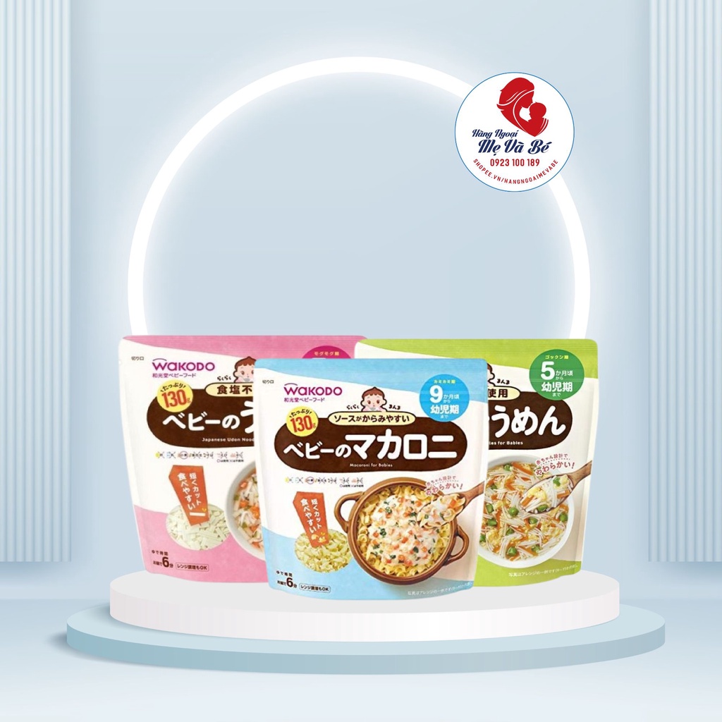 NUI, MÌ UDON, SOMEN WAKODO cho bé ăn dặm Nhật Bản