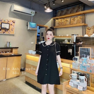 [ Hàng Chuẩn ] Đầm Suông Cổ Sen Bèo Hót Hít (kèm ảnh thật)