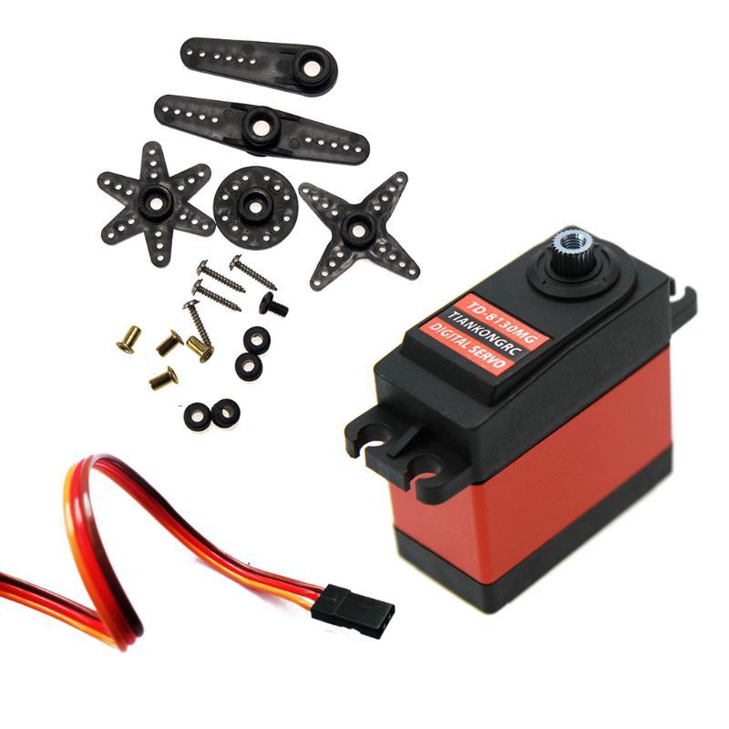 Động Cơ Servo Bánh Răng Kỹ Thuật Số Wee Td-8120 / 25 / 30mg 20kg Xoắn 180 ° Cho Xe Hơi