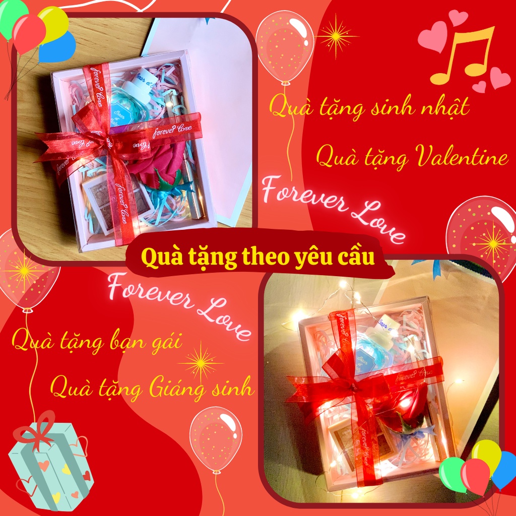 Set Quà Tặng Bạn Gái, Sinh Nhật, Valentine, Giáng Sinh, Quà Tặng Theo Yêu Cầu, Set Quà Tặng Mỹ Phẩm (B35)