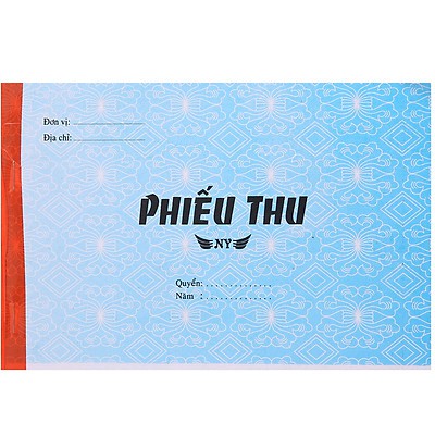 Lốc 10 Quyển Phiếu Thu 2 Liên - 3 Liên 13 x 19 cm