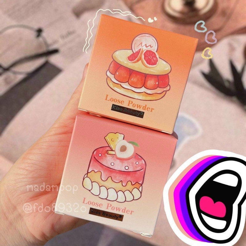 Phấn Phủ Dạng Bột Kiss Beauty(tặng kèm bông phấn) | BigBuy360 - bigbuy360.vn