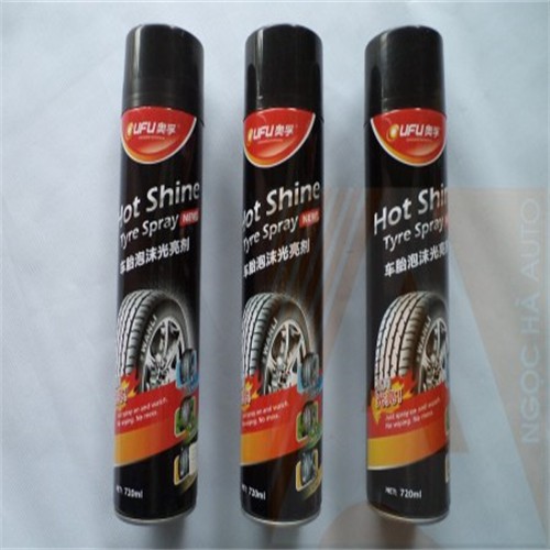 CHAI XỊT ĐEN BÓNG LỐP XE HOT SHINE 650ml